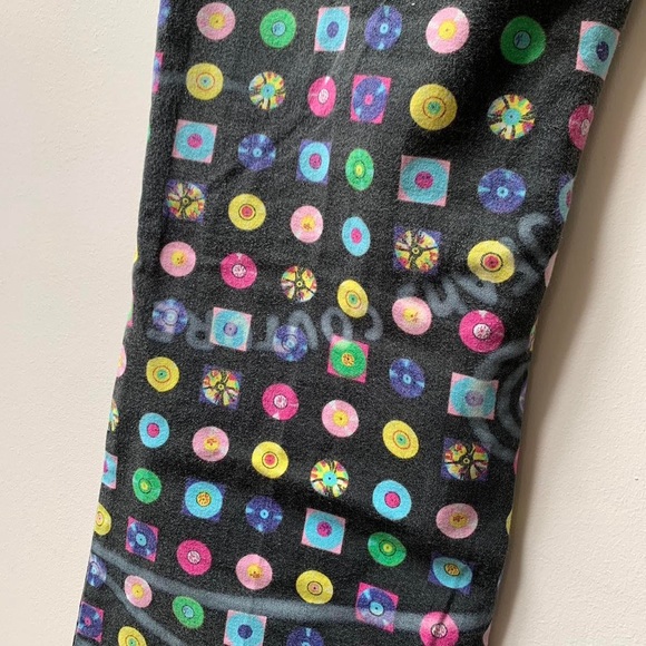 (SOLD) Versace Jeans Couture Black with Multicolour Vinyl Print Jeans 90s - Picture 6 of 6